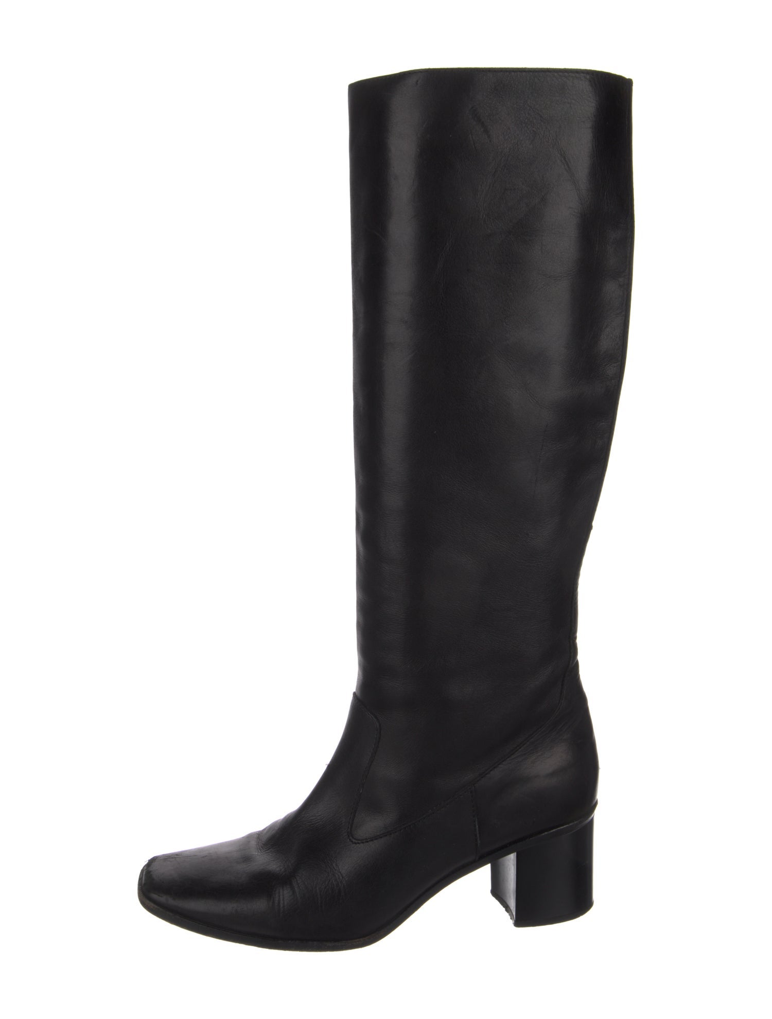 Marni Leather Riding Boots