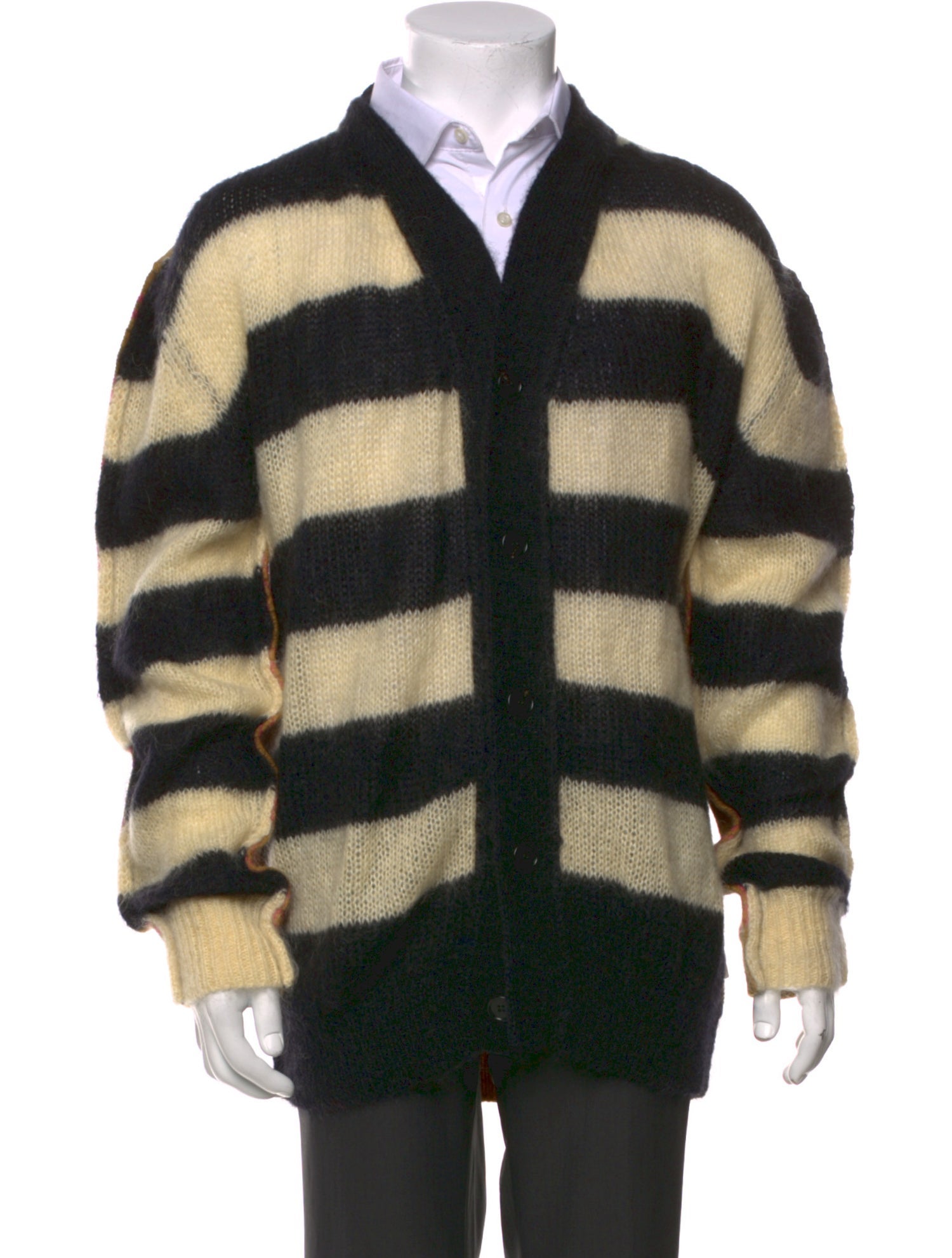 Marni Mohair Striped Cardigan