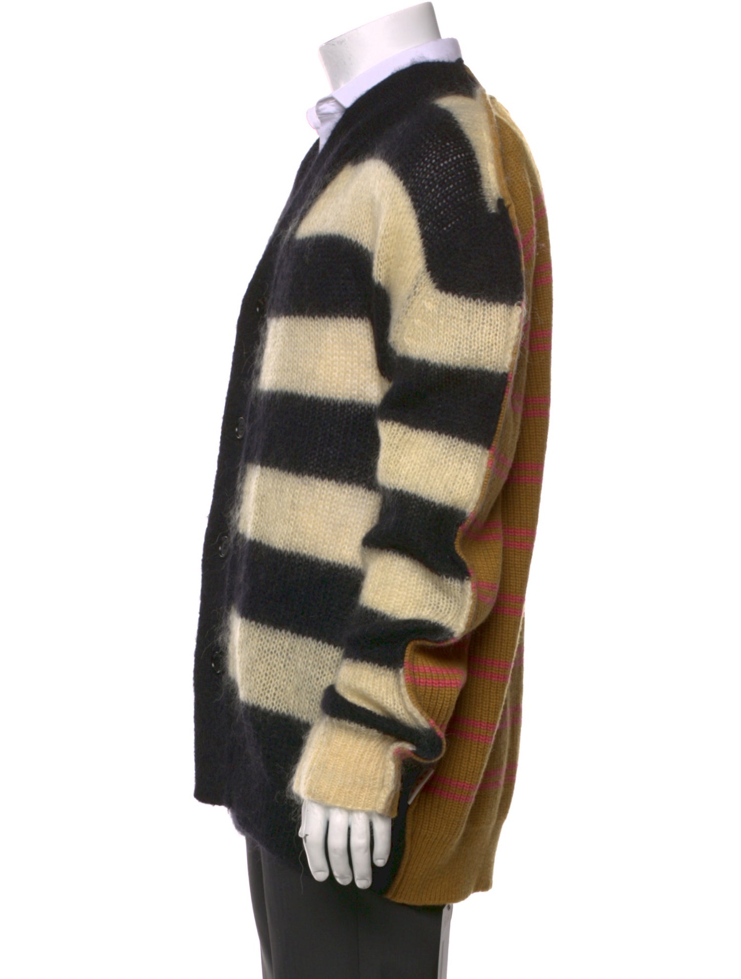 Marni Mohair Striped Cardigan