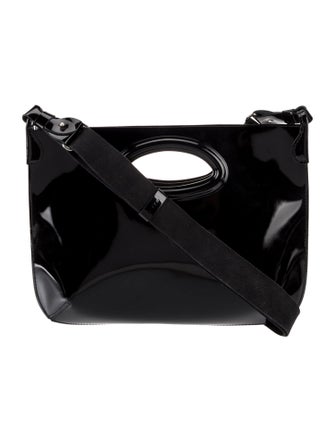 Marni Patent Leather Messenger Bag
