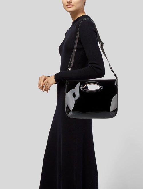 Marni Patent Leather Messenger Bag