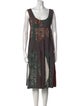 Marni Printed Midi Length Dress