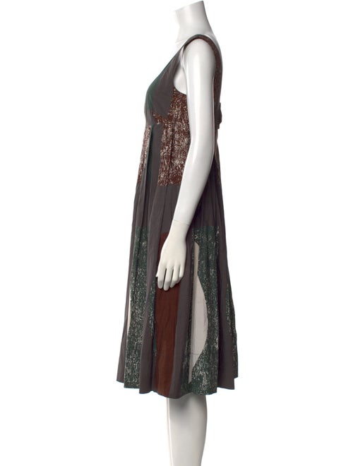 Marni Printed Midi Length Dress