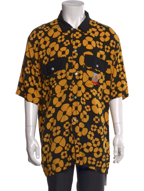 Marni Floral Print Short Sleeve Shirt