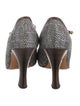Marni Tweed Tweed Pattern T-Strap Pumps