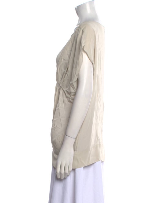 Marni Scoop Neck Short Sleeve Blouse