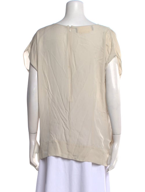 Marni Scoop Neck Short Sleeve Blouse