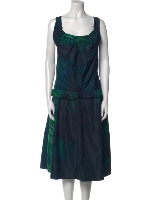 Marni Square Neckline Midi Length Dress