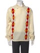 Marni Virgin Wool Printed Polo Shirt