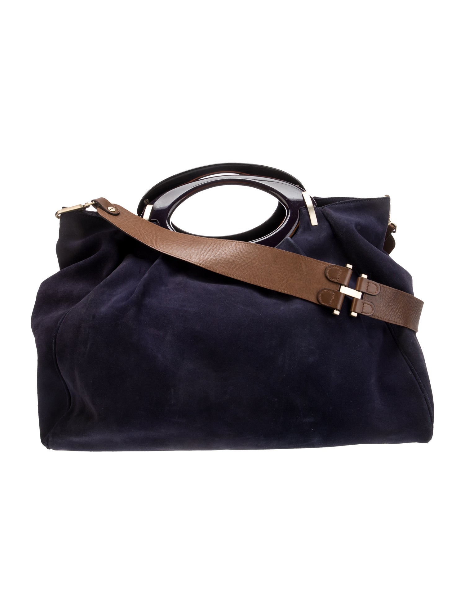 Marni Suede Top Handle Bag