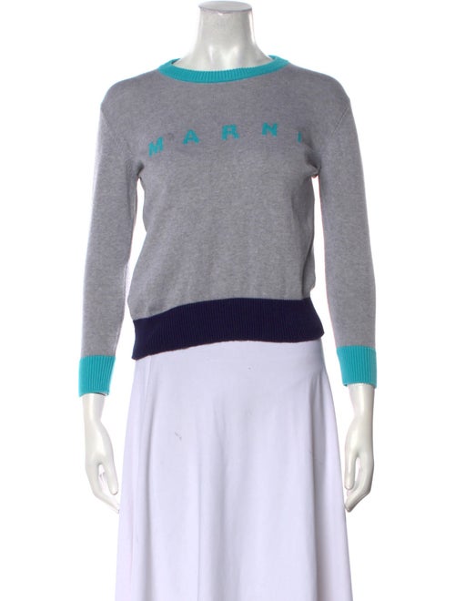 Marni Printed Crew Neck Sweater