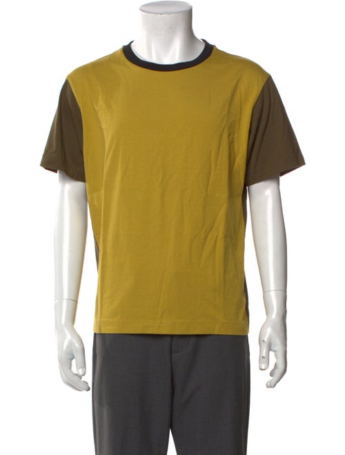 Marni Colorblock Pattern Crew Neck T-Shirt