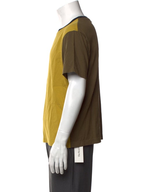 Marni Colorblock Pattern Crew Neck T-Shirt