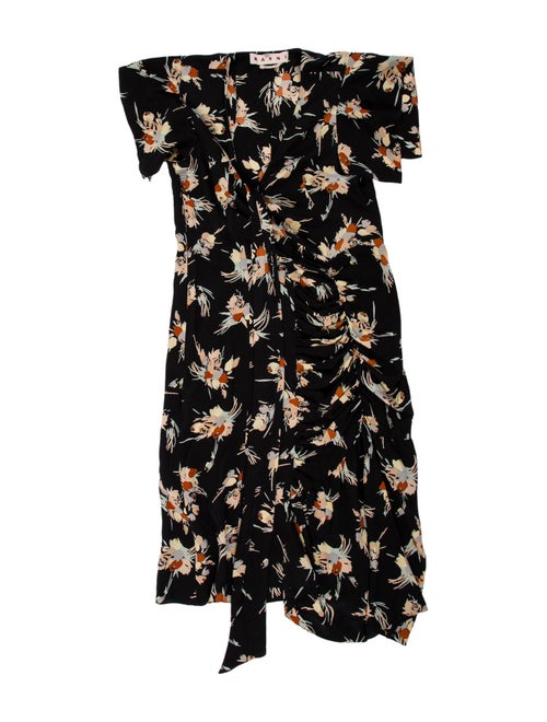 Marni Silk Midi Length Dress