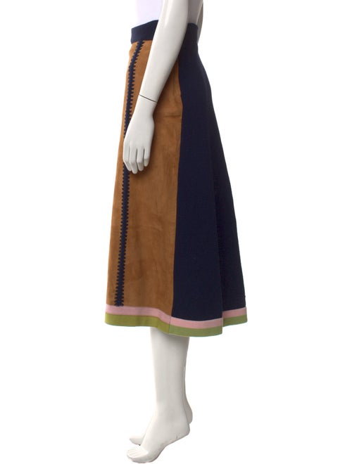 Marni Leather Midi Length Skirt