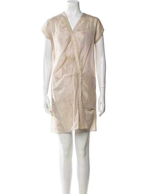 Marni V-Neck Mini Dress