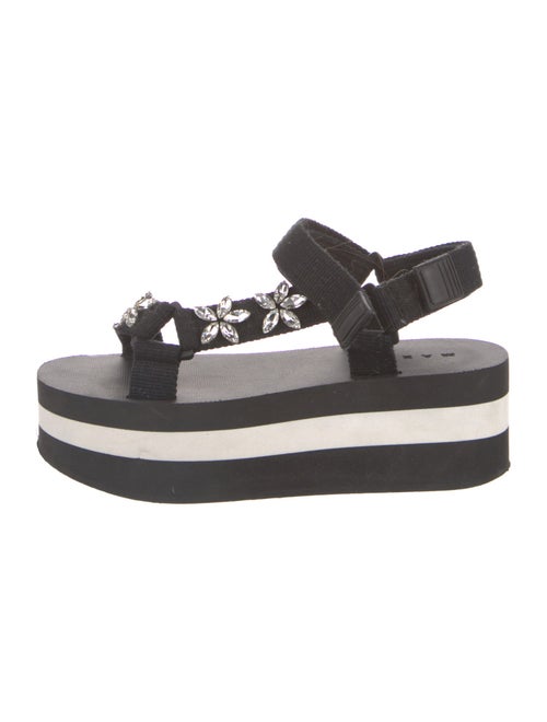 Marni Nylon Crystal Embellishments Sandals