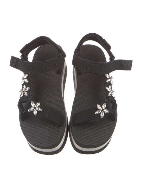 Marni Nylon Crystal Embellishments Sandals