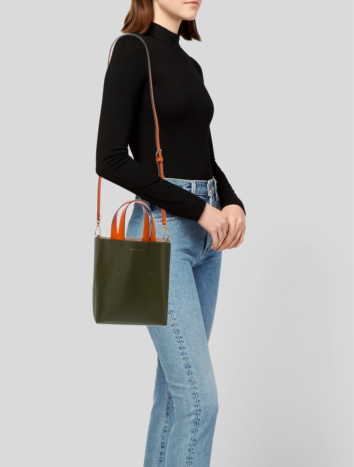 Marni Leather Shoulder Bag