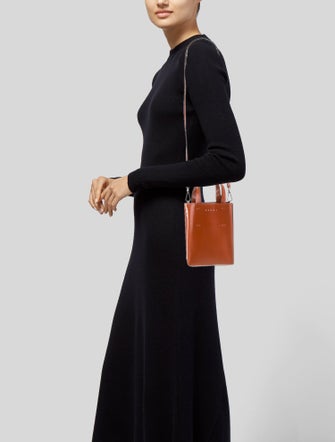 Marni Leather Top Handle Bag