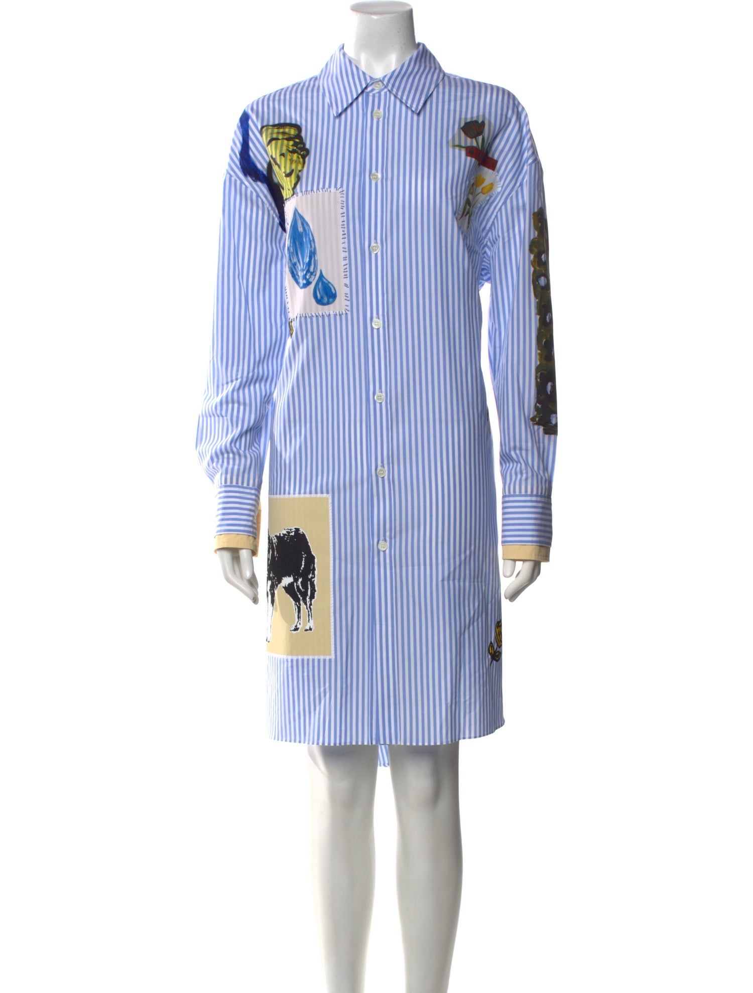 Marni Striped Knee-Length Dress