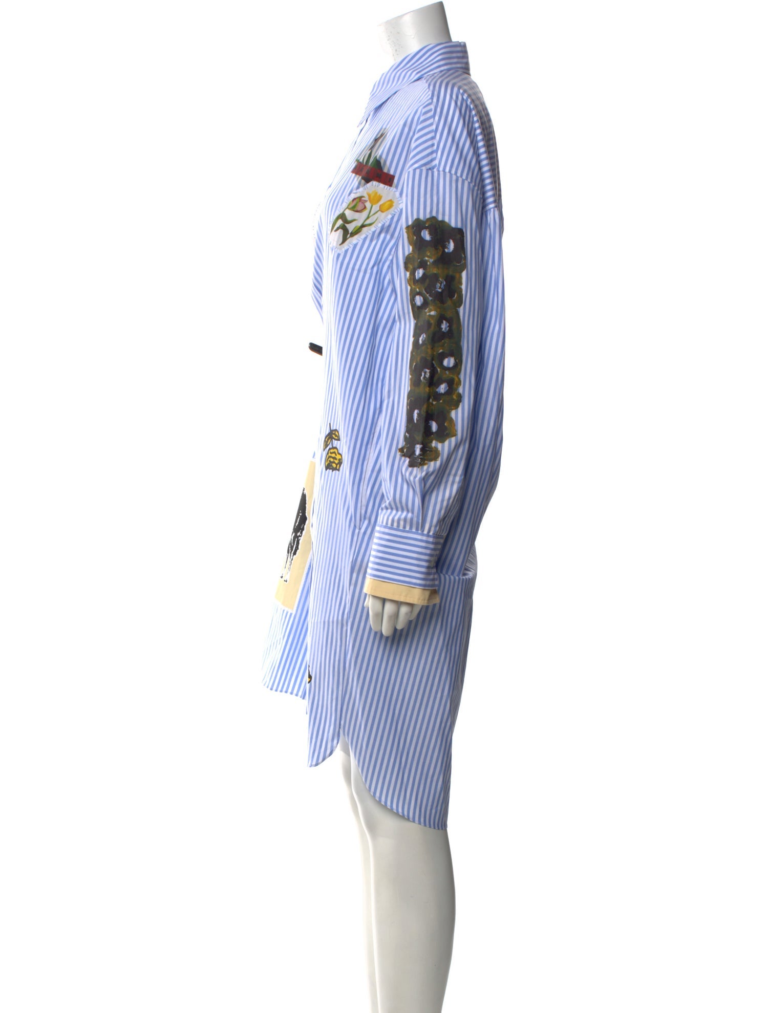 Marni Striped Knee-Length Dress