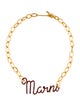 Marni Enamel Pendant Necklace