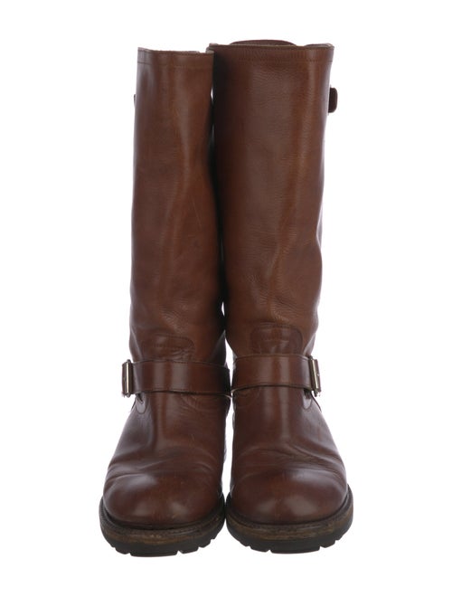 Marni Leather Moto Boots