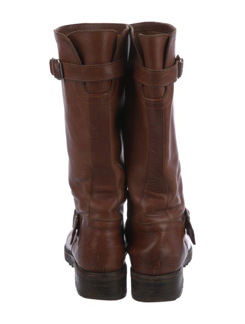 Marni Leather Moto Boots