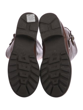 Marni Leather Moto Boots