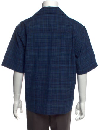 Marni Virgin Wool Plaid Print Shirt