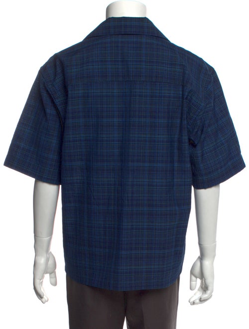 Marni Virgin Wool Plaid Print Shirt