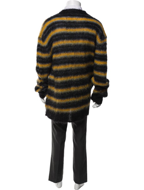 Marni Mohair Striped Overcoat