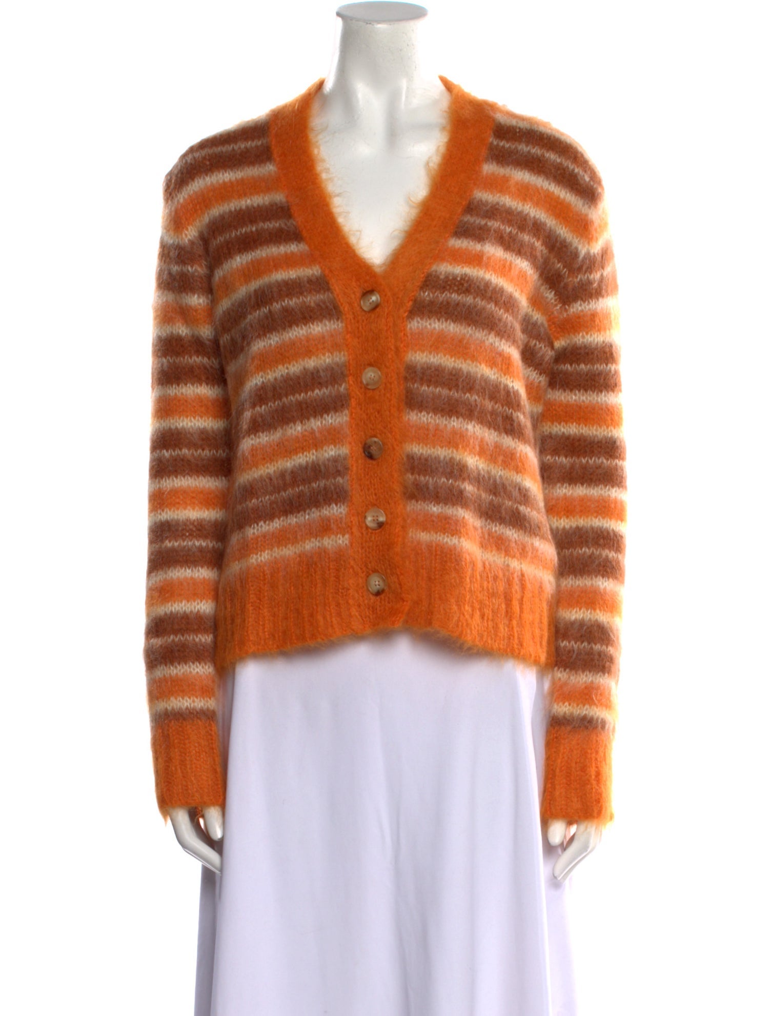 Marni Mohair Striped Sweater