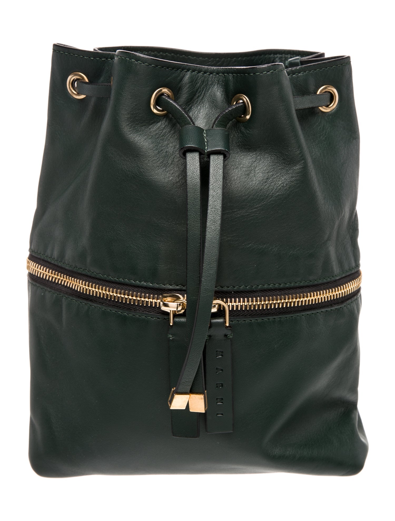 Marni Leather Bucket Bag