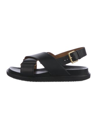 Marni Leather Slingback Sandals