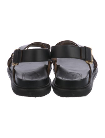 Marni Leather Slingback Sandals