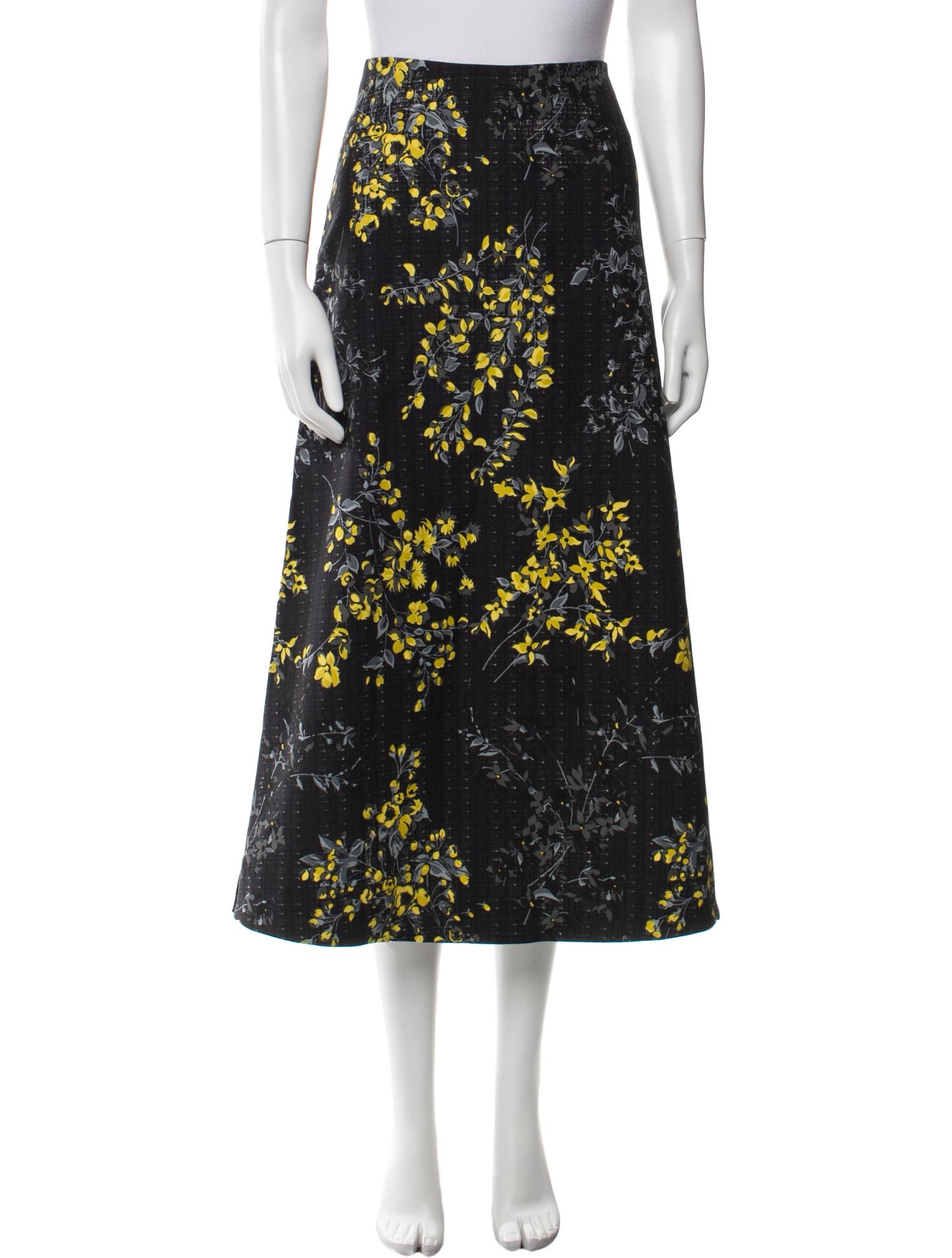 Marni Floral Print Midi Length Skirt