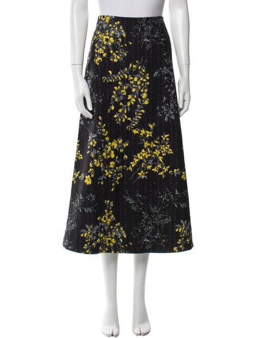 Marni Floral Print Midi Length Skirt