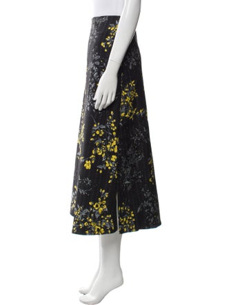 Marni Floral Print Midi Length Skirt