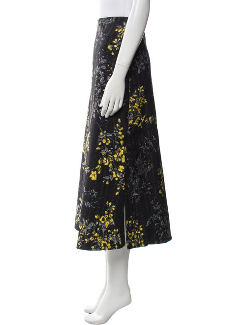 Marni Floral Print Midi Length Skirt