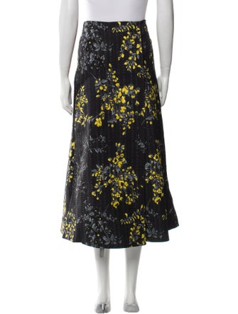 Marni Floral Print Midi Length Skirt