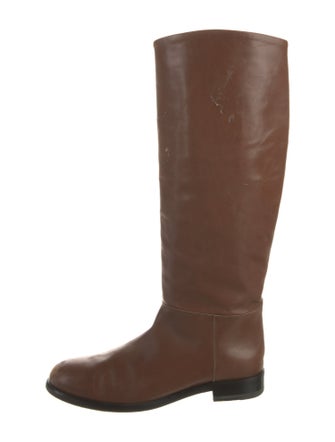 Marni Leather Riding Boots
