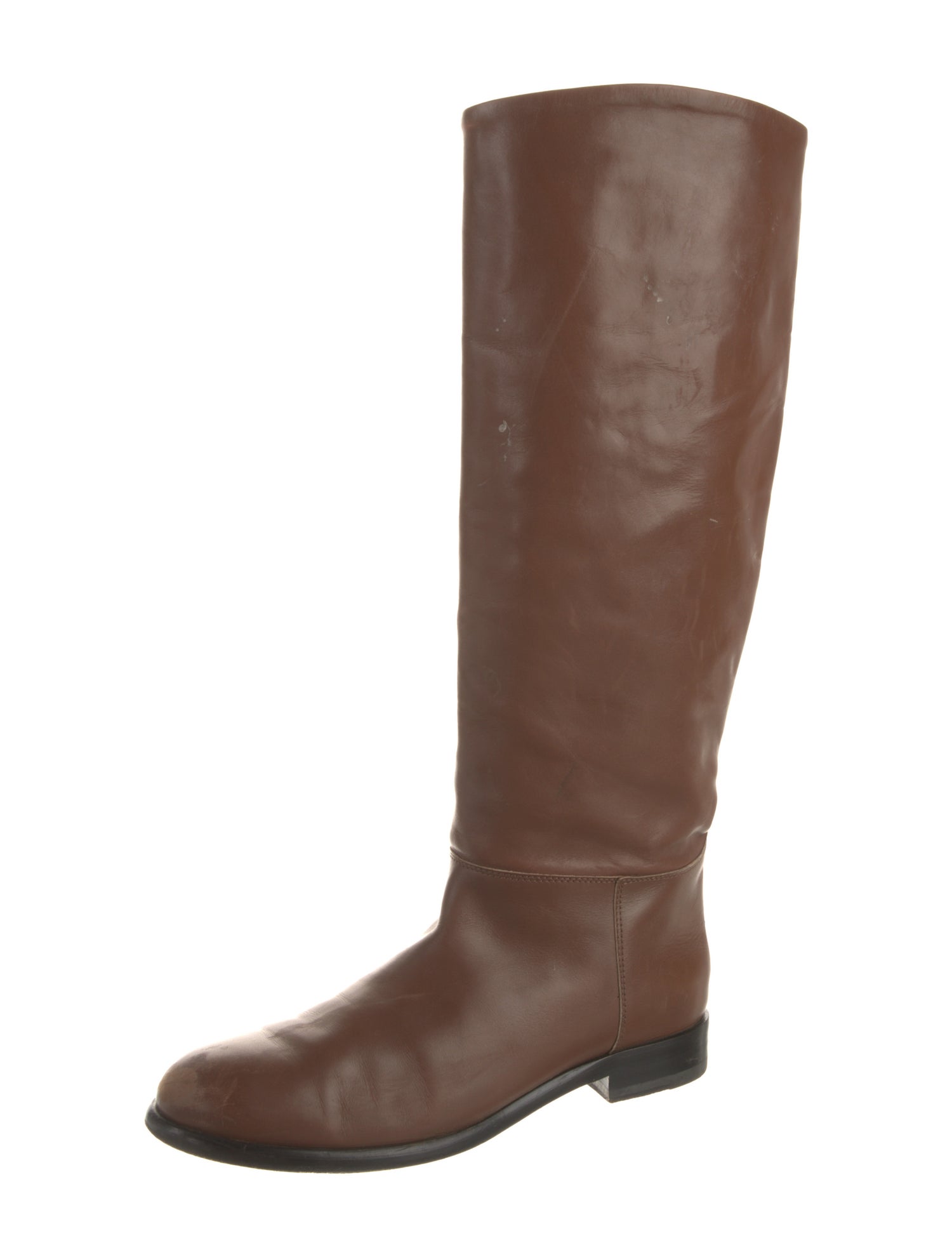 Marni Leather Riding Boots