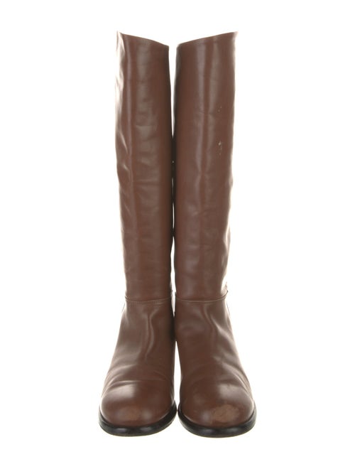 Marni Leather Riding Boots