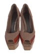 Marni Leather Colorblock Pattern Pumps