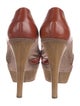 Marni Leather Colorblock Pattern Pumps