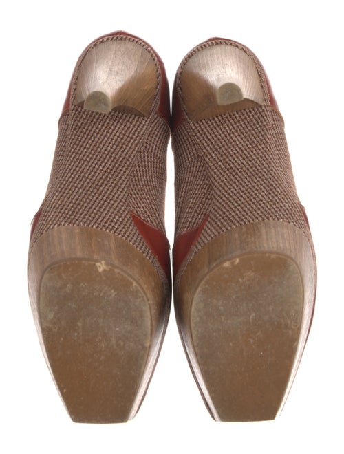 Marni Leather Colorblock Pattern Pumps