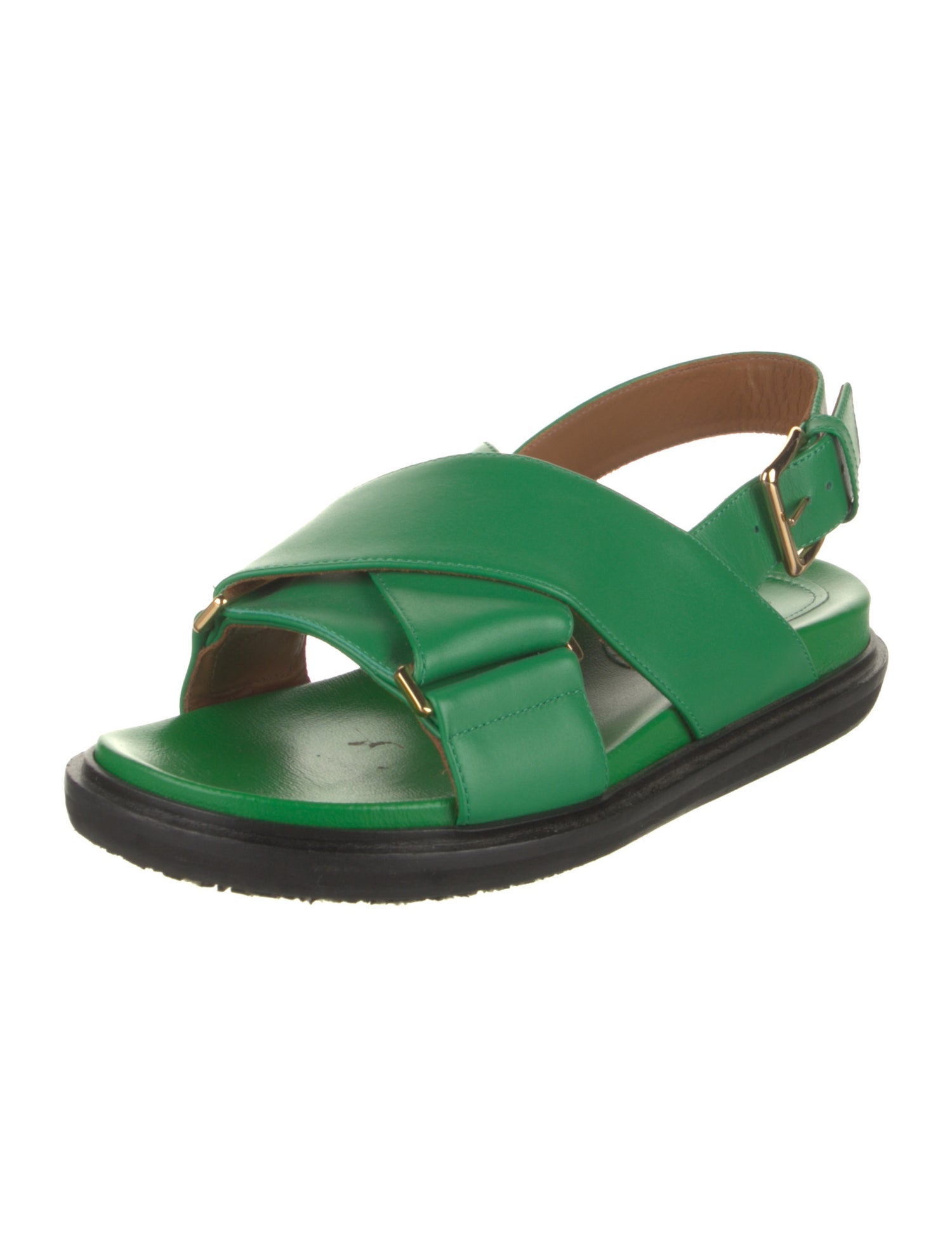Marni Leather Slingback Sandals