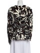 Marni Goat Fur Printed Fur Jacket